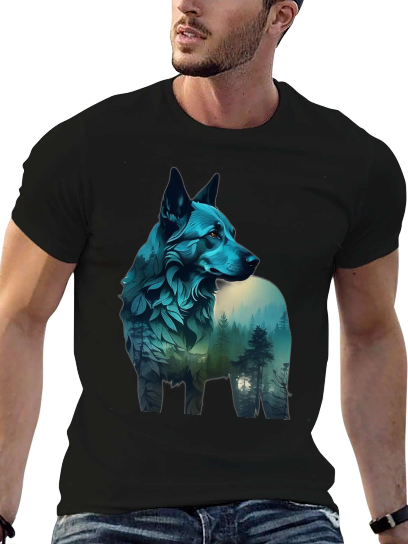 Nature Wolf Graphic Tee