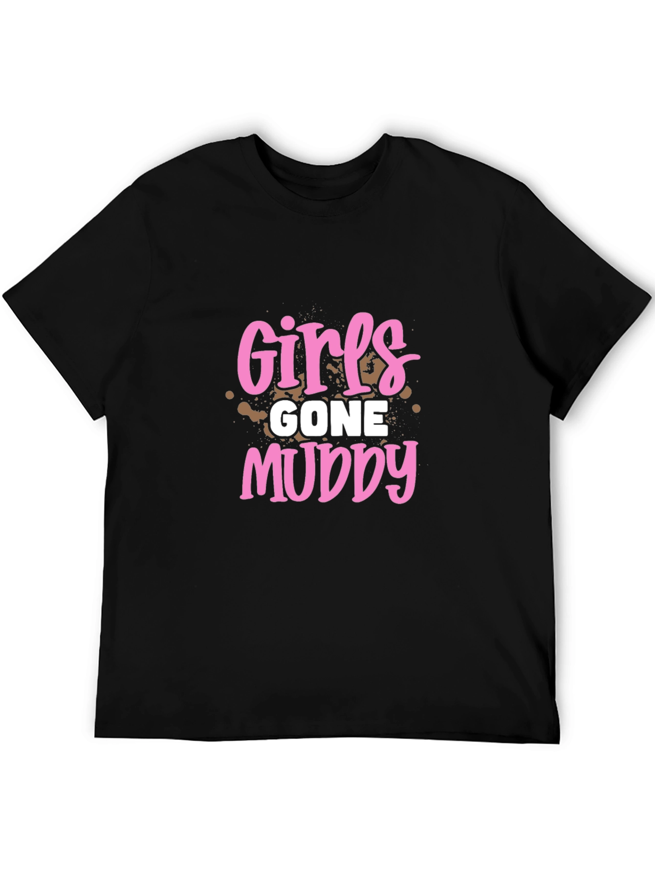 Girls Gone Muddy Black T-Shirt