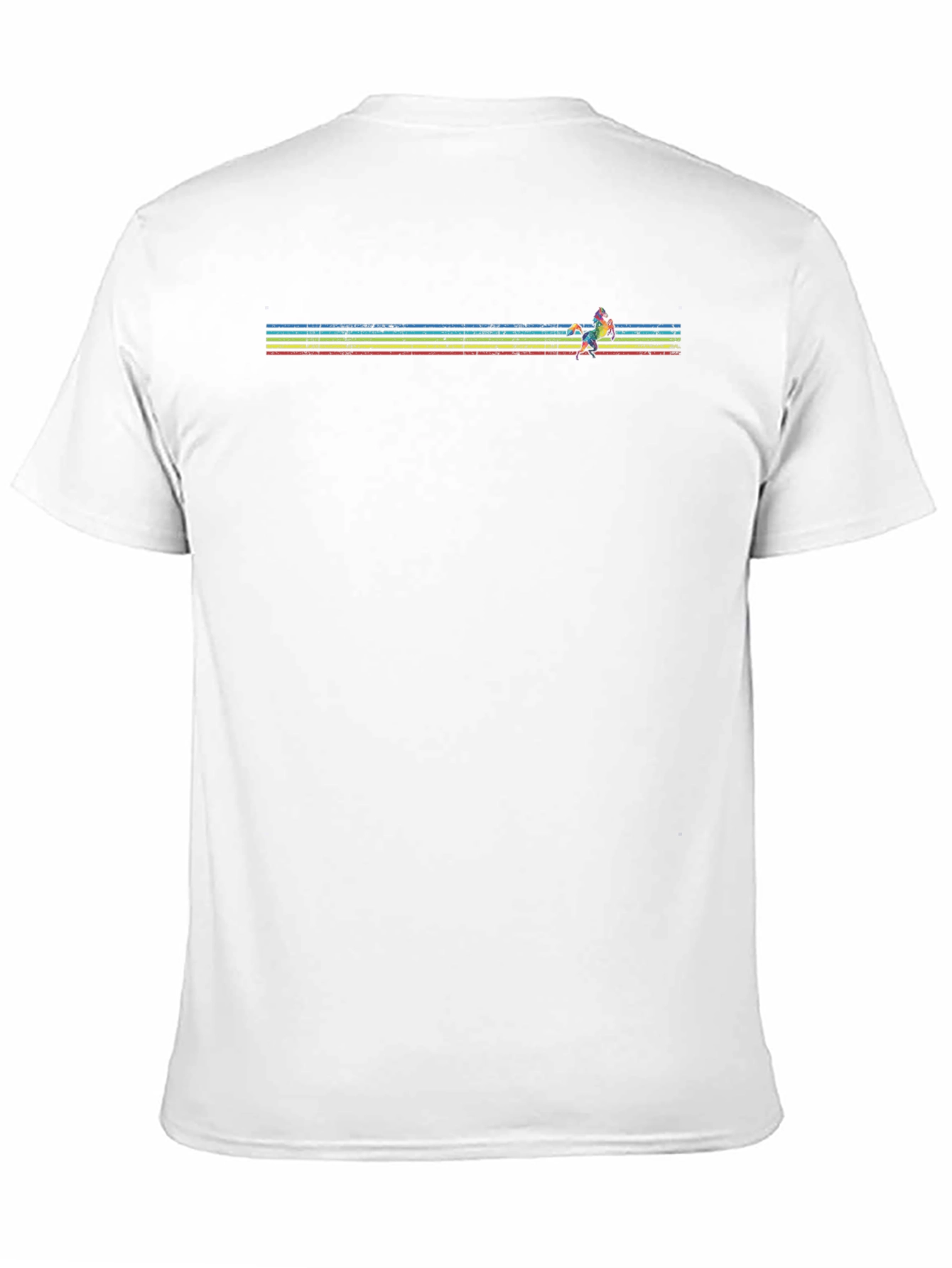 Retro Runner Graphic Tee - Black Cotton Blend