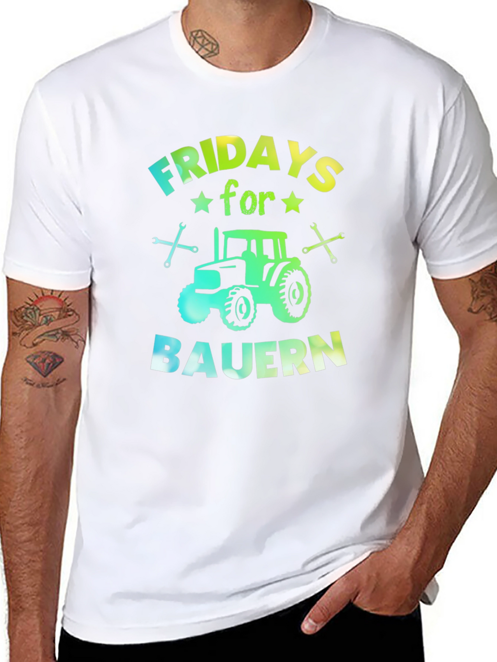 Fridays For Bauern Tractor Graphic Tee