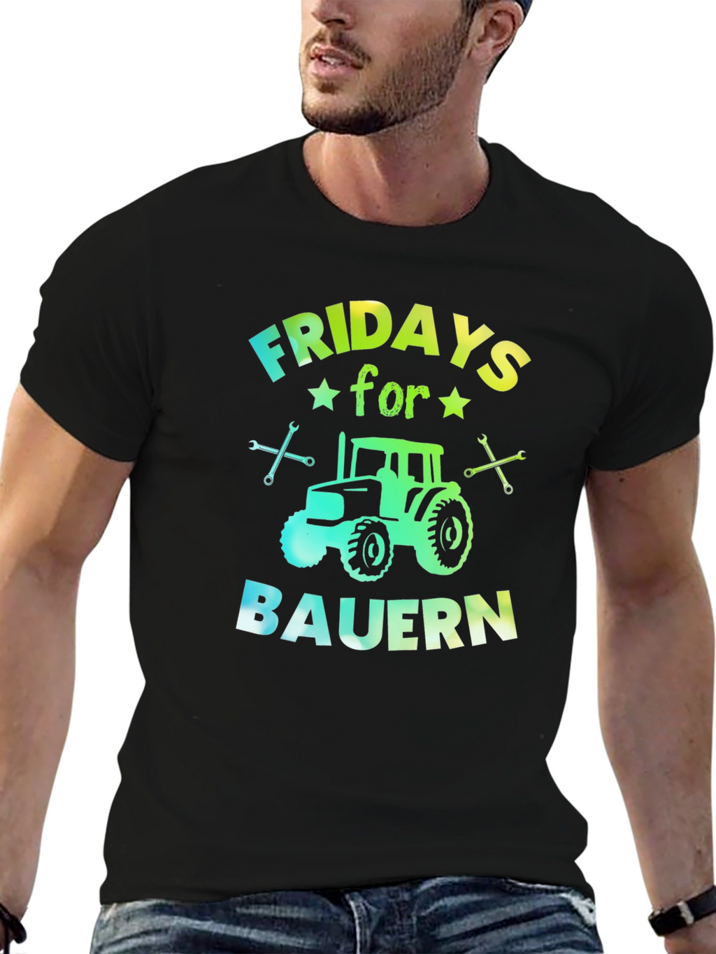 Fridays For Bauern Tractor Graphic Tee
