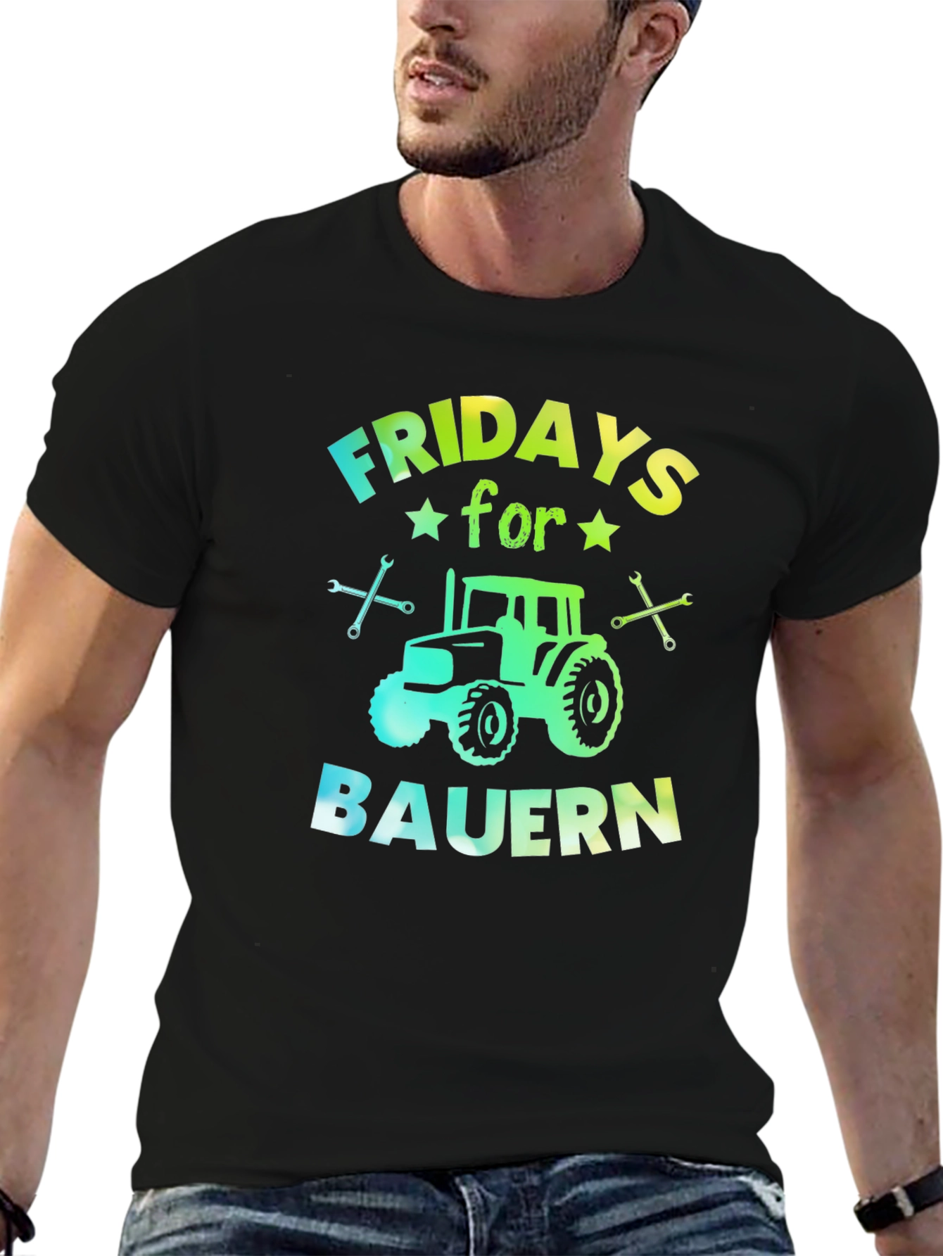 Fridays For Bauern Tractor Graphic Tee
