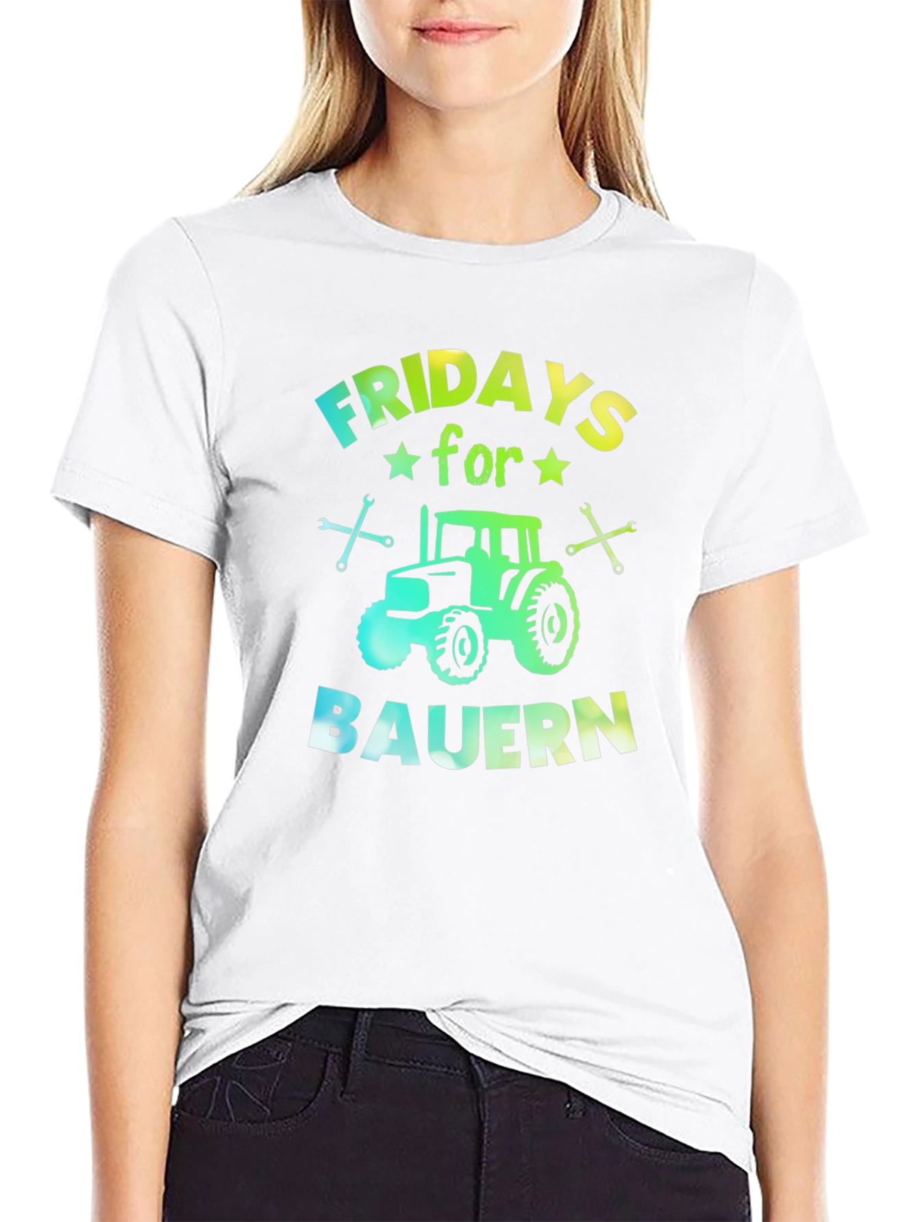 Fridays For Bauern Tractor Graphic Tee