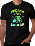 Fridays For Bauern Tractor Graphic Tee