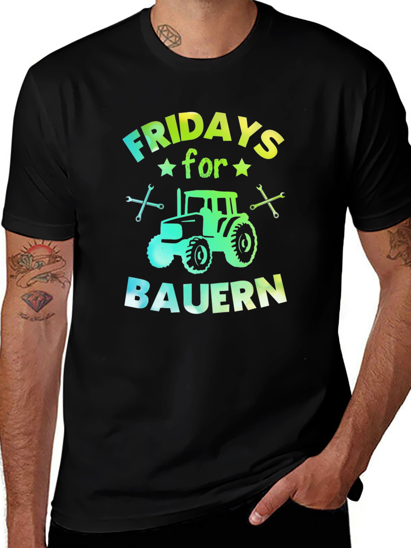 Fridays For Bauern Tractor Graphic Tee