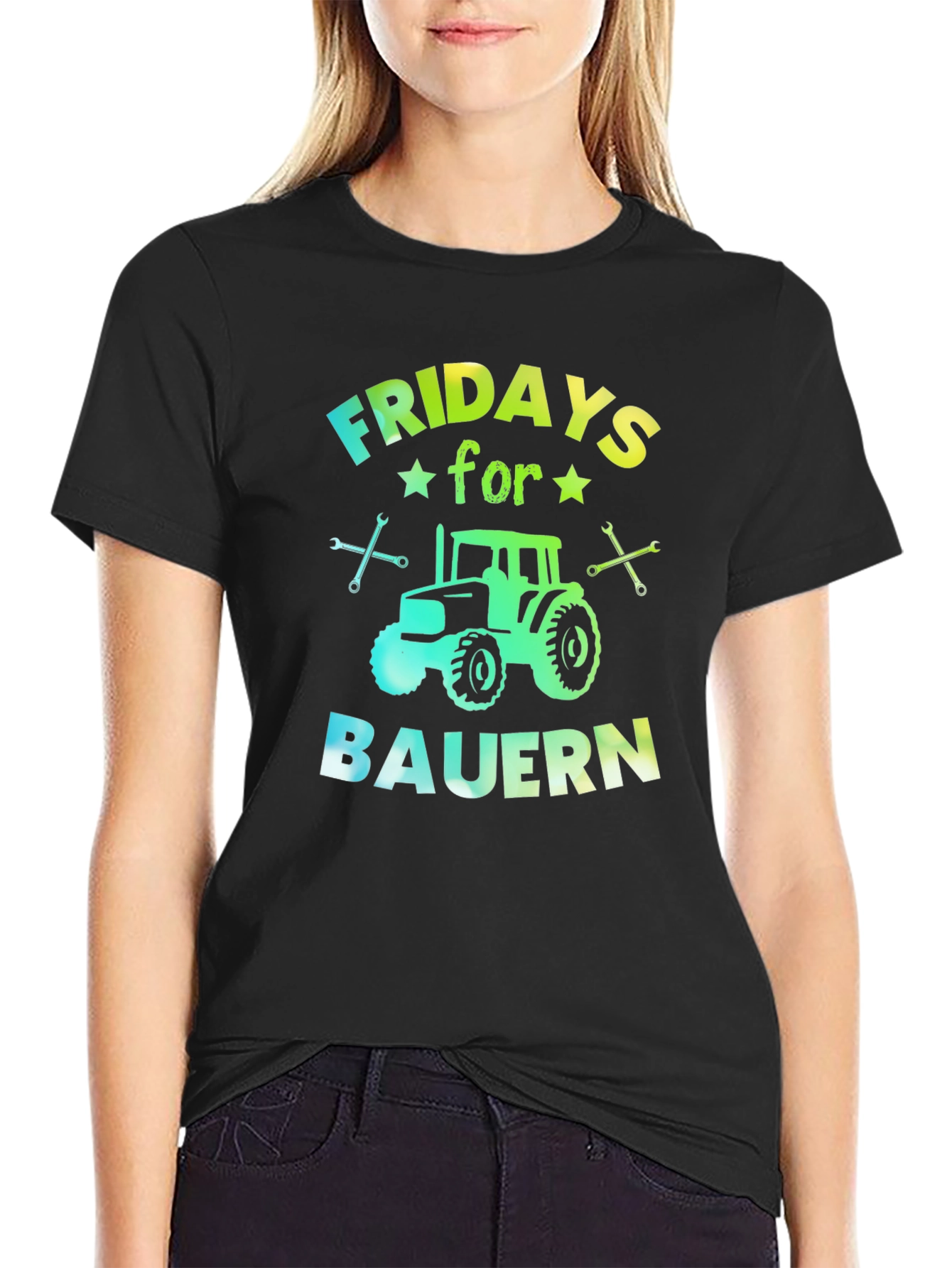 Fridays For Bauern Tractor Graphic Tee