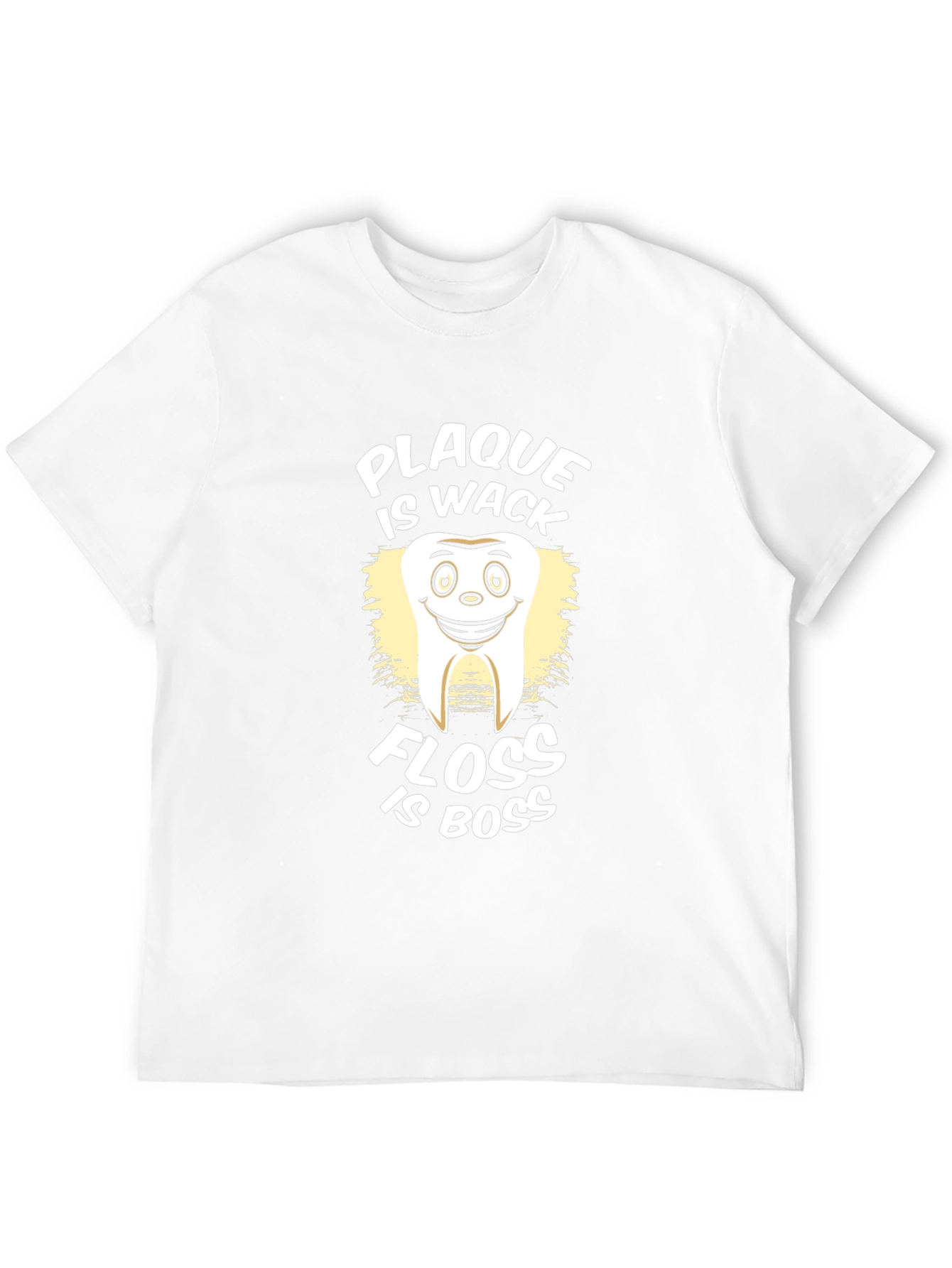 Plaque is Wack Floss is Boss Graphic T-Shirt