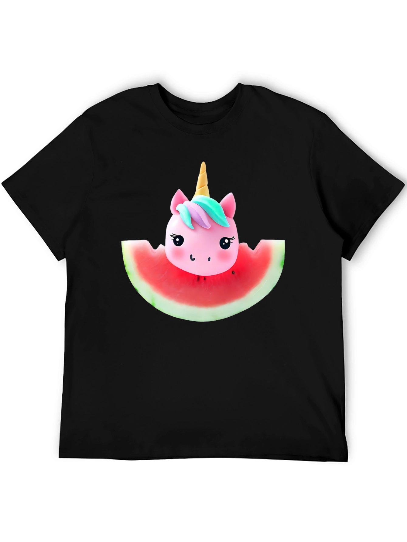 Unicorn Watermelon Graphic Tee - Summer Fun