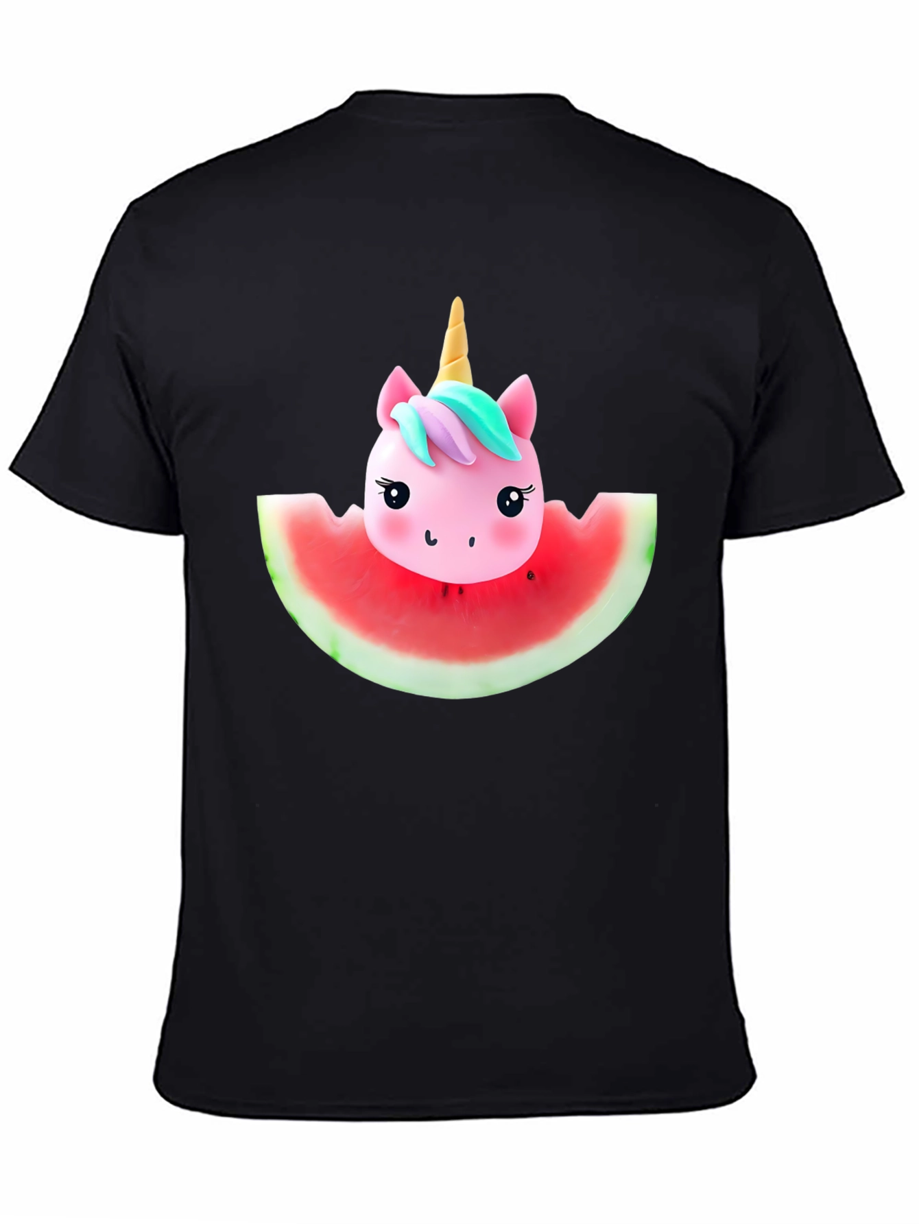 Unicorn Watermelon Graphic Tee - Summer Fun