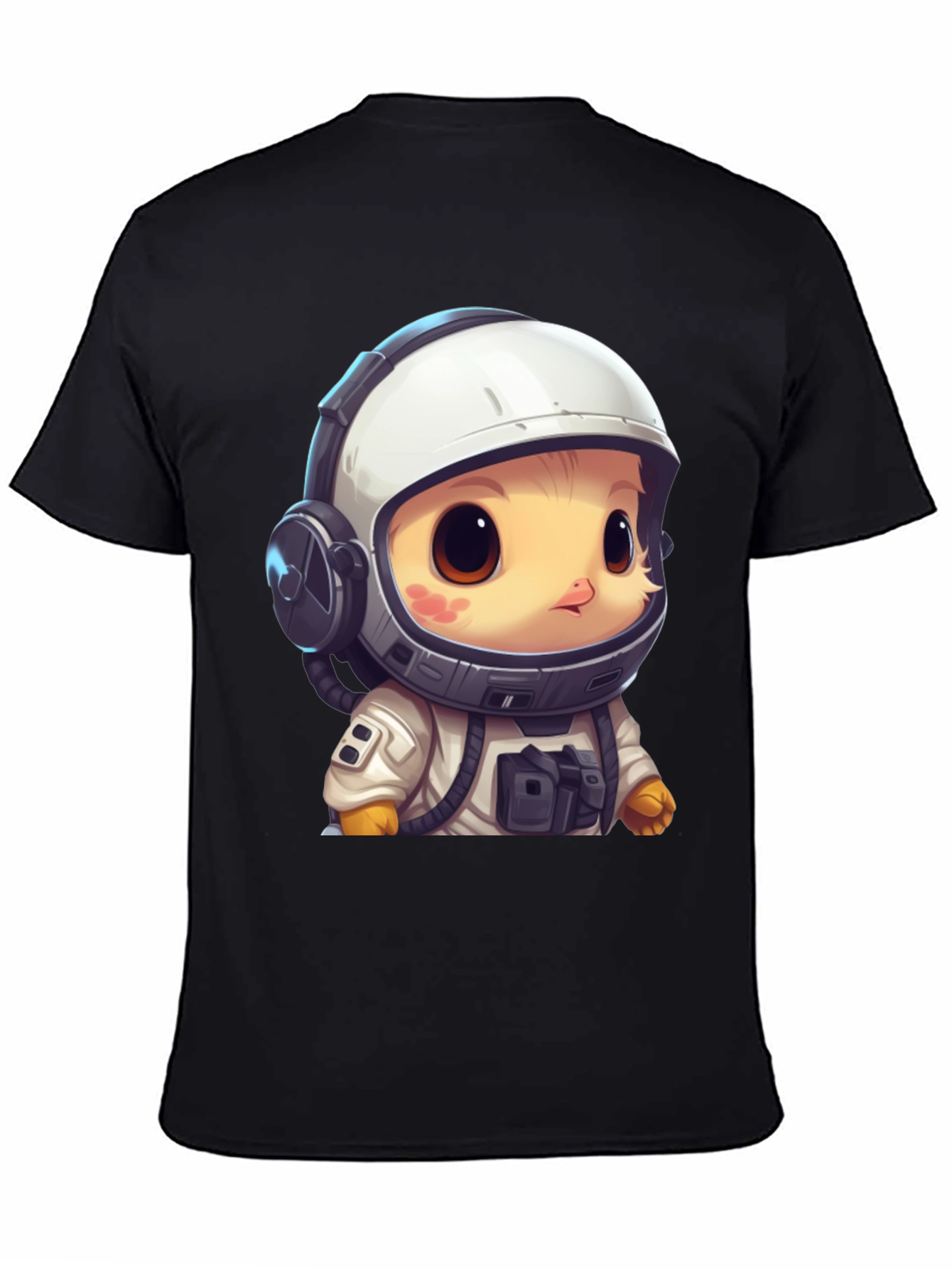 Astronaut Chick Graphic Tee - Space Adventure