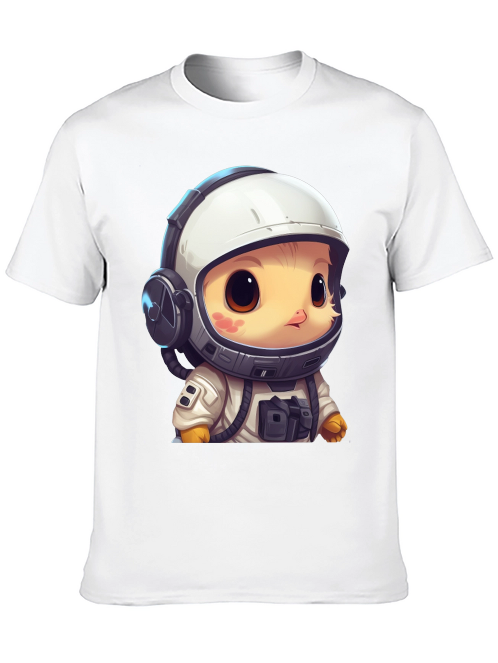Astronaut Chick Graphic Tee - Space Adventure