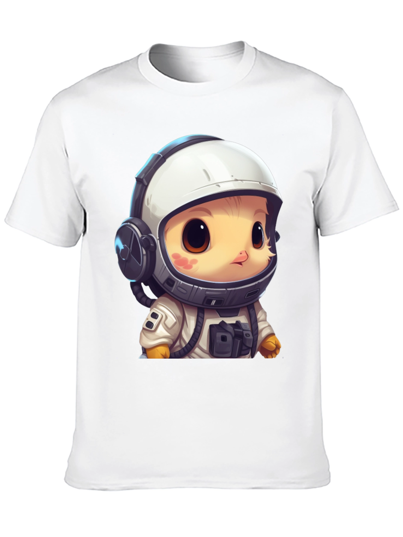 Astronaut Chick Graphic Tee - Space Adventure