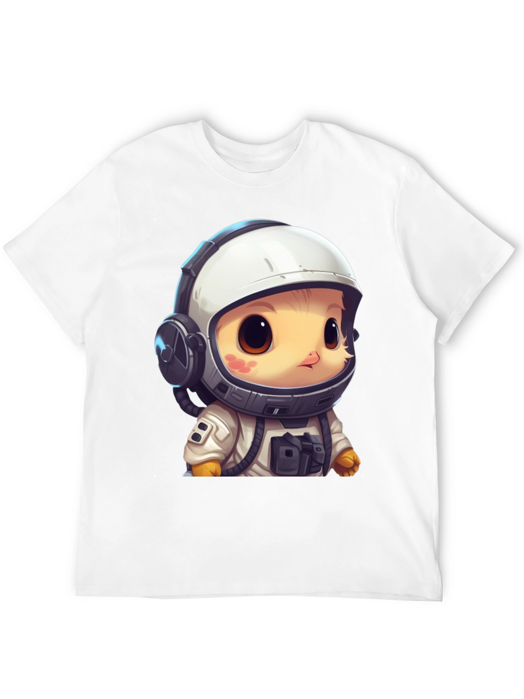 Astronaut Chick Graphic Tee - Space Adventure