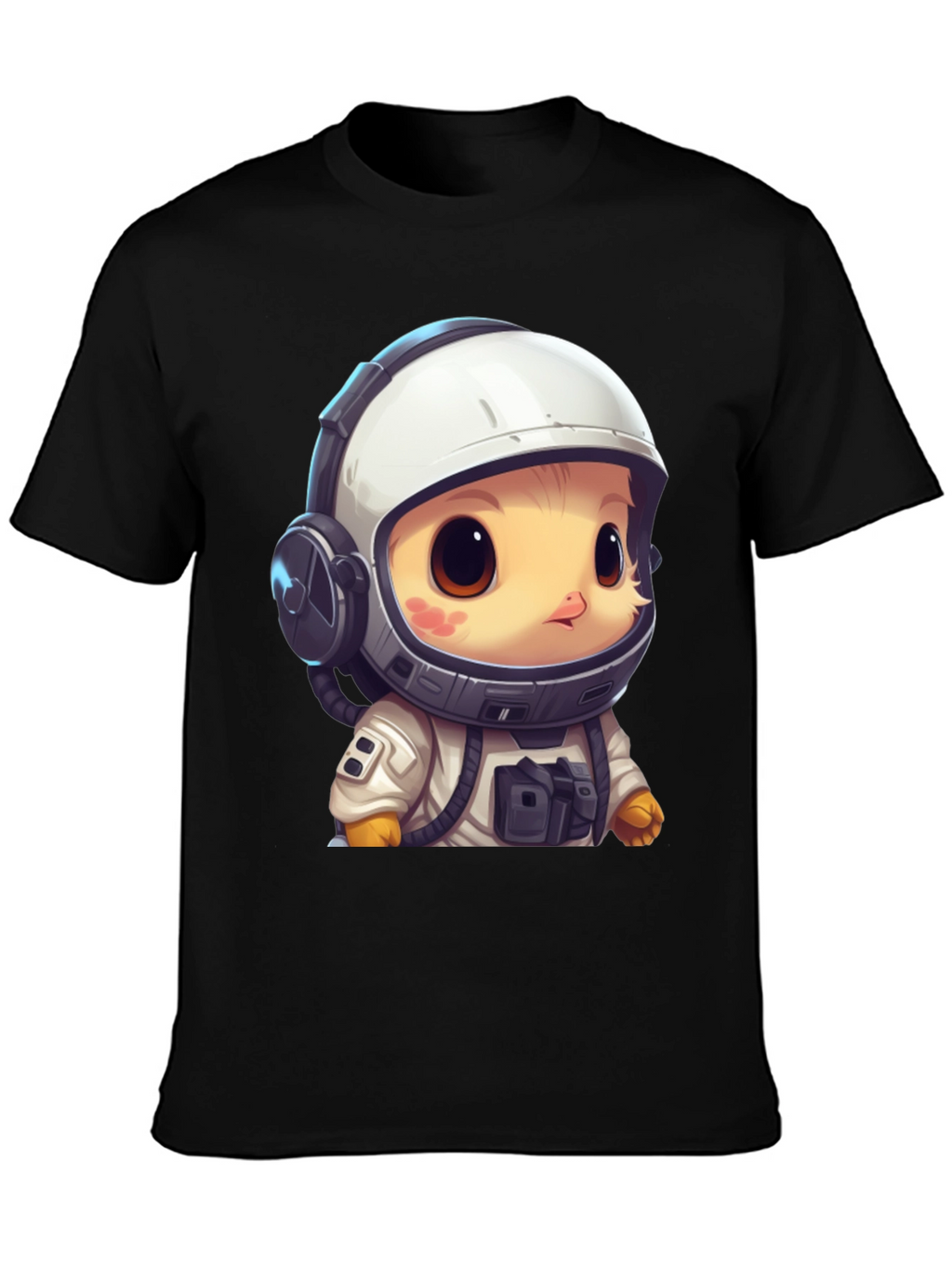 Astronaut Chick Graphic Tee - Space Adventure