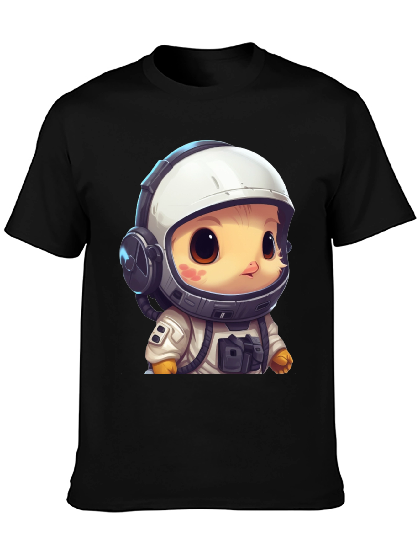 Astronaut Chick Graphic Tee - Space Adventure