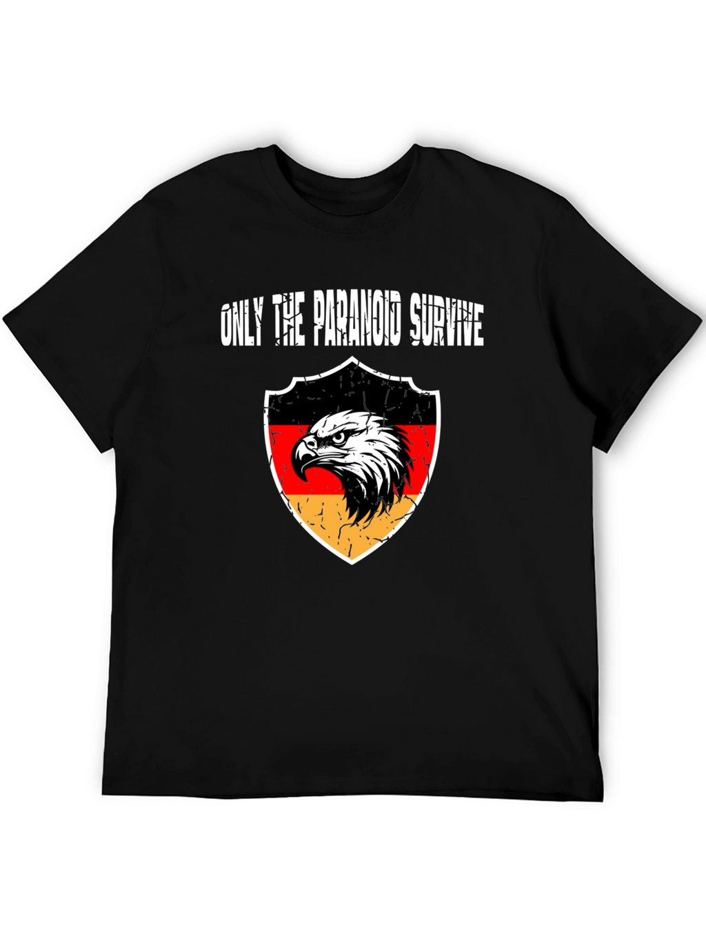 Paranoid Survive Eagle Crest Graphic T-Shirt