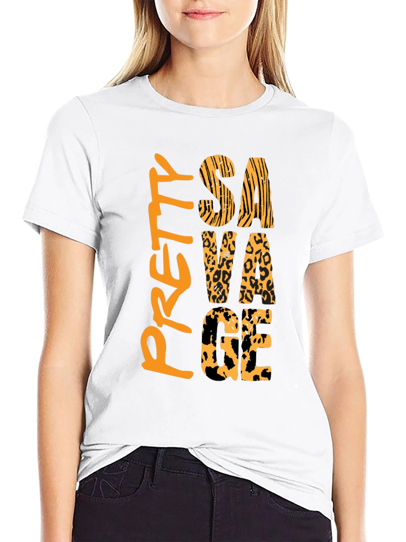 Pretty Savage Graphic Tee - Mens Black T-Shirt