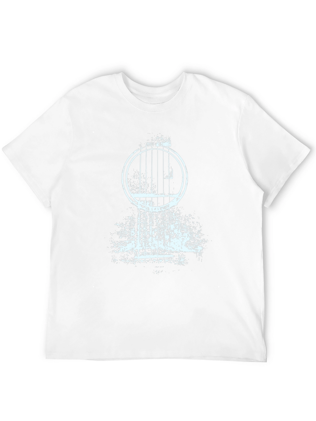 Cool Guitar Graphic Tee - Black