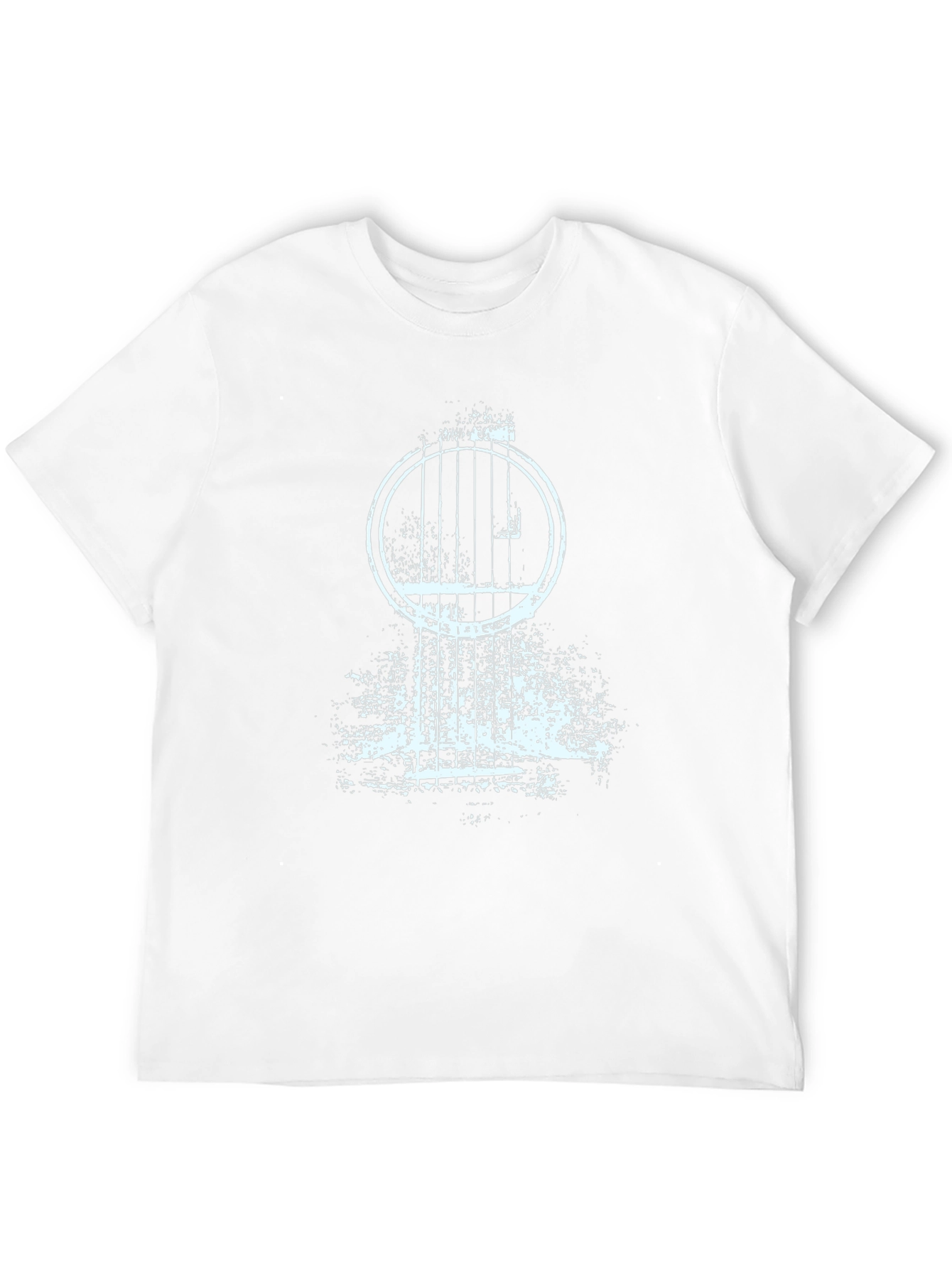 Cool Guitar Graphic Tee - Black