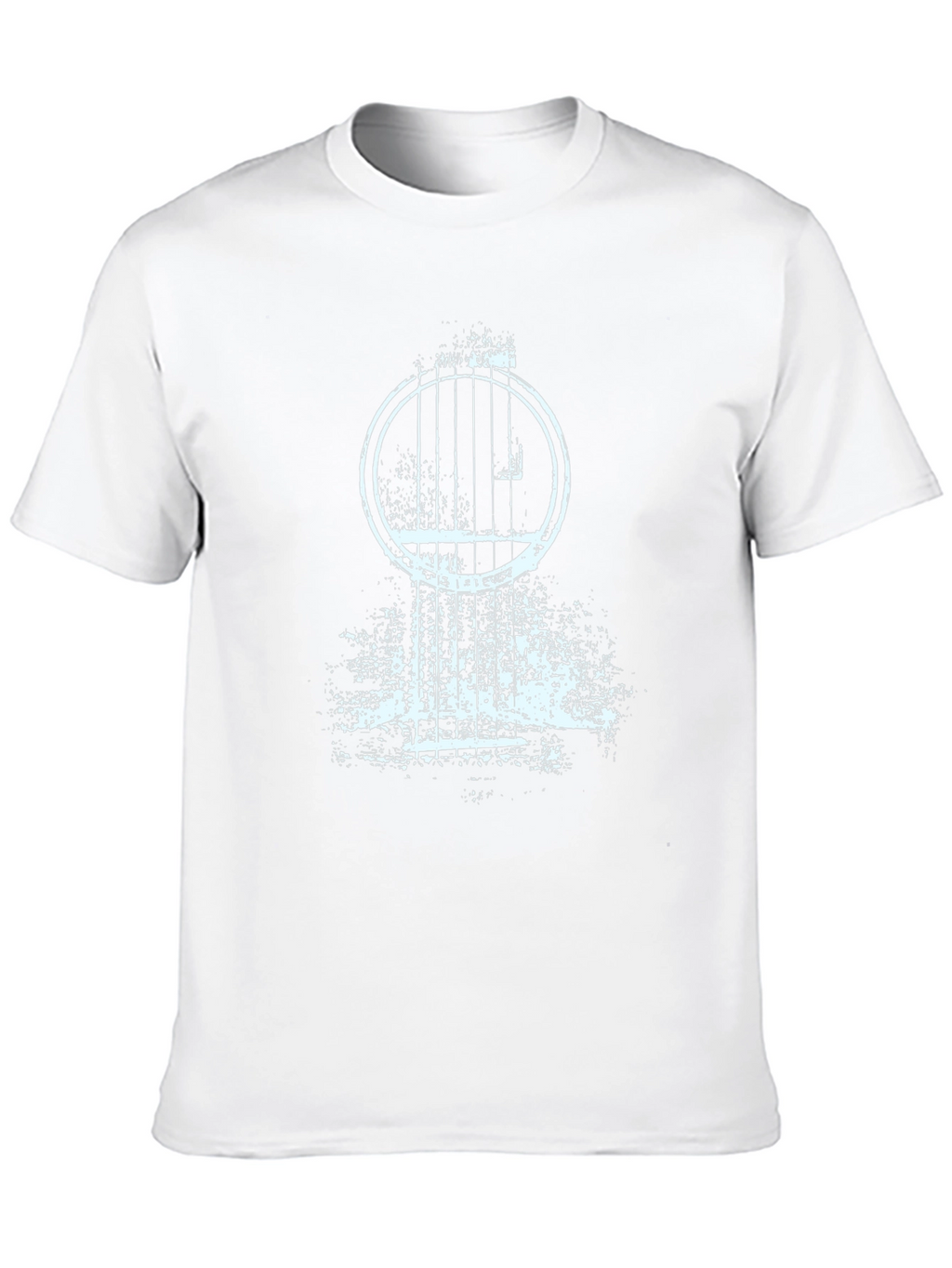 Cool Guitar Graphic Tee - Black