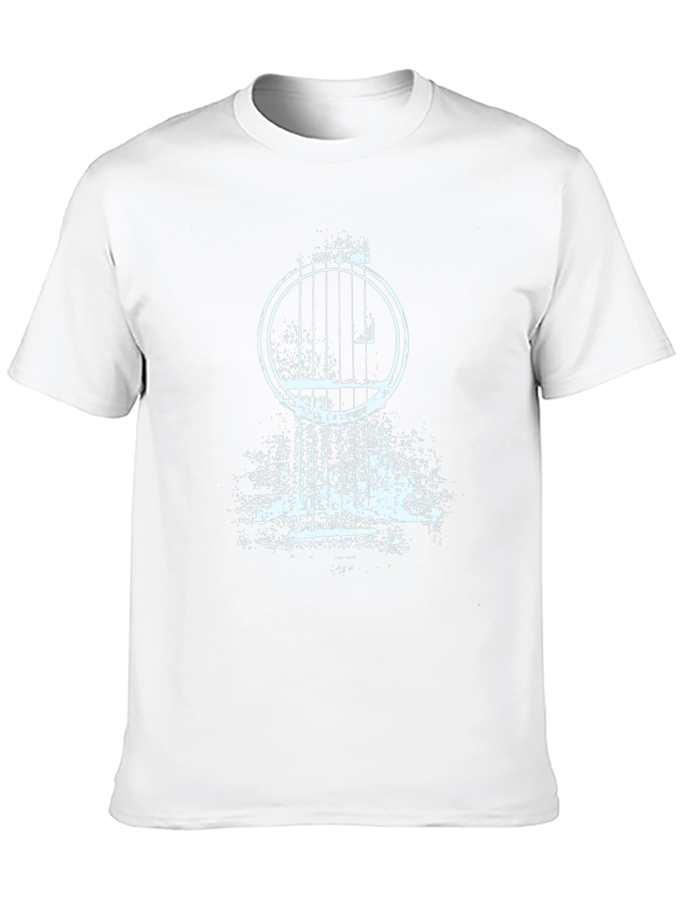 Cool Guitar Graphic Tee - Black