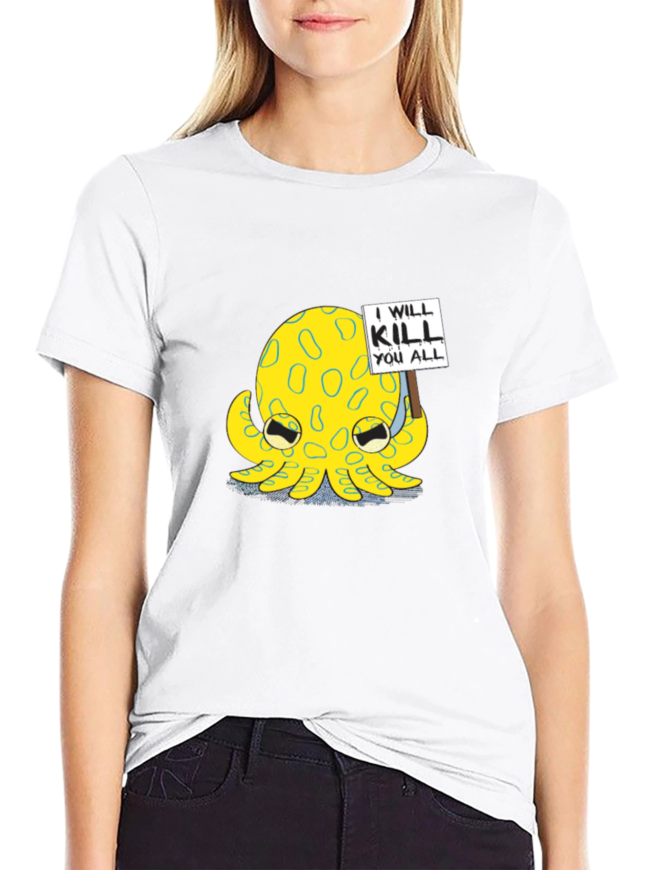 I Will Kill You All Octopus T-Shirt