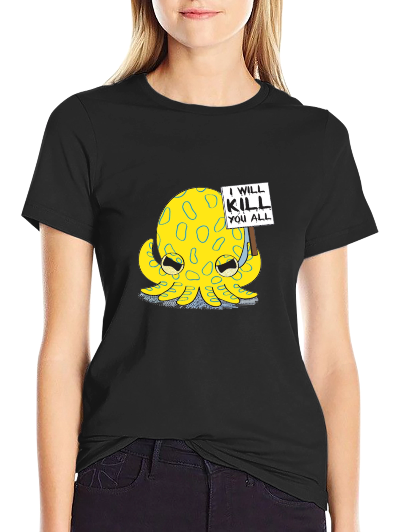 I Will Kill You All Octopus T-Shirt