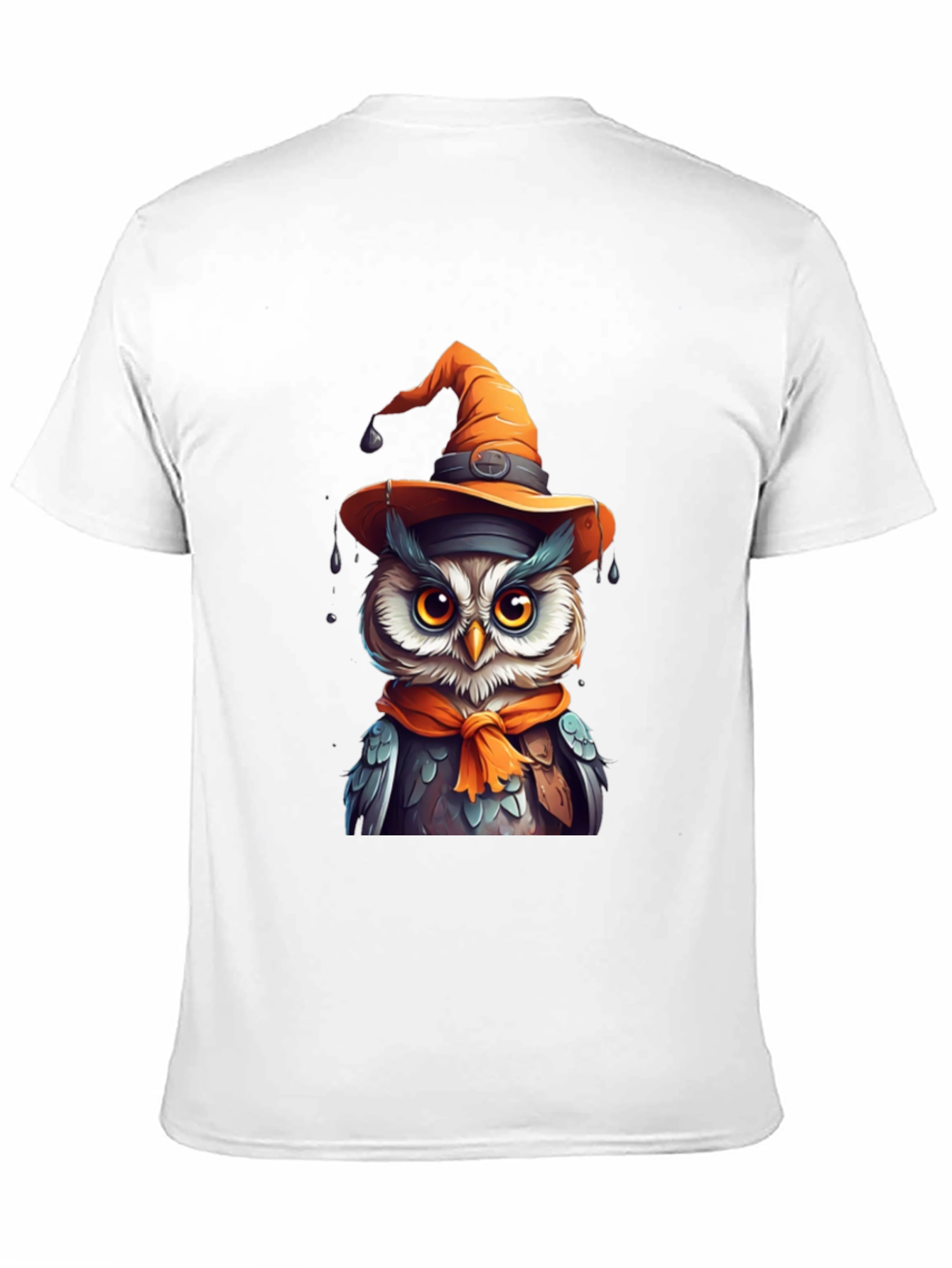 Halloween Owl T-Shirt - Witch Hat