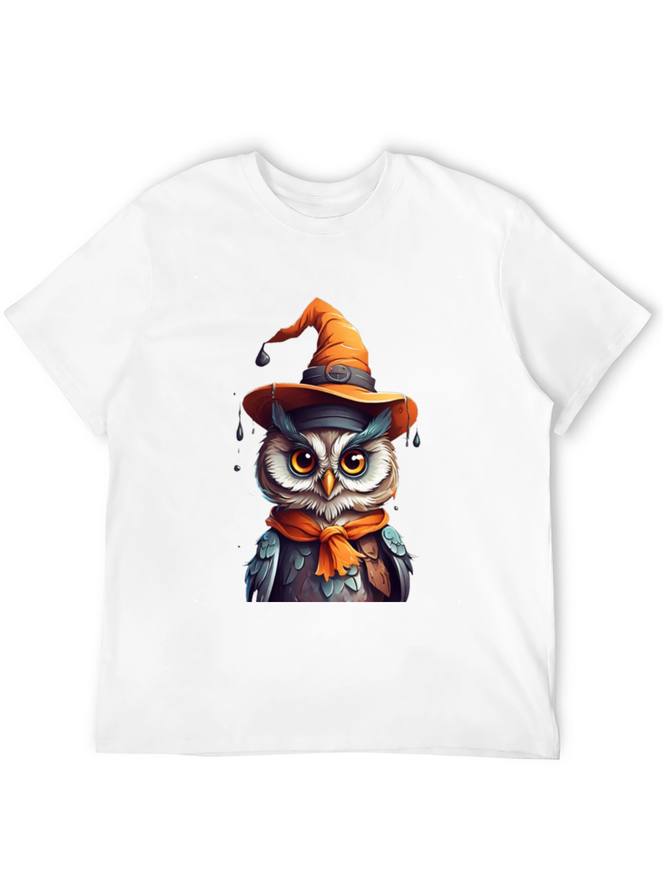 Halloween Owl T-Shirt - Witch Hat