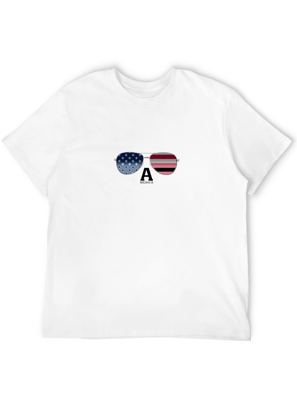 American Pride Sunglasses Graphic Tee - Black