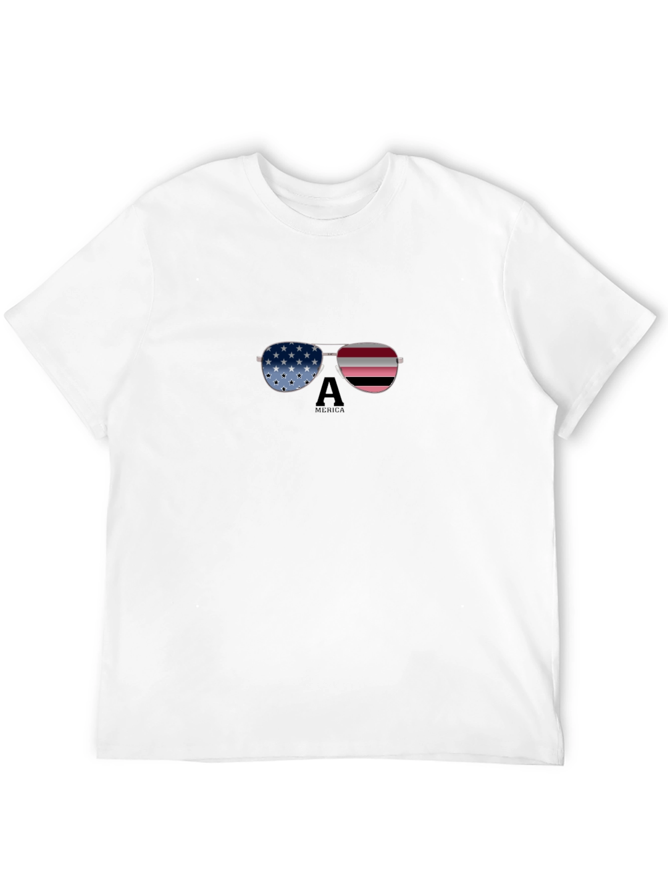American Pride Sunglasses Graphic Tee - Black
