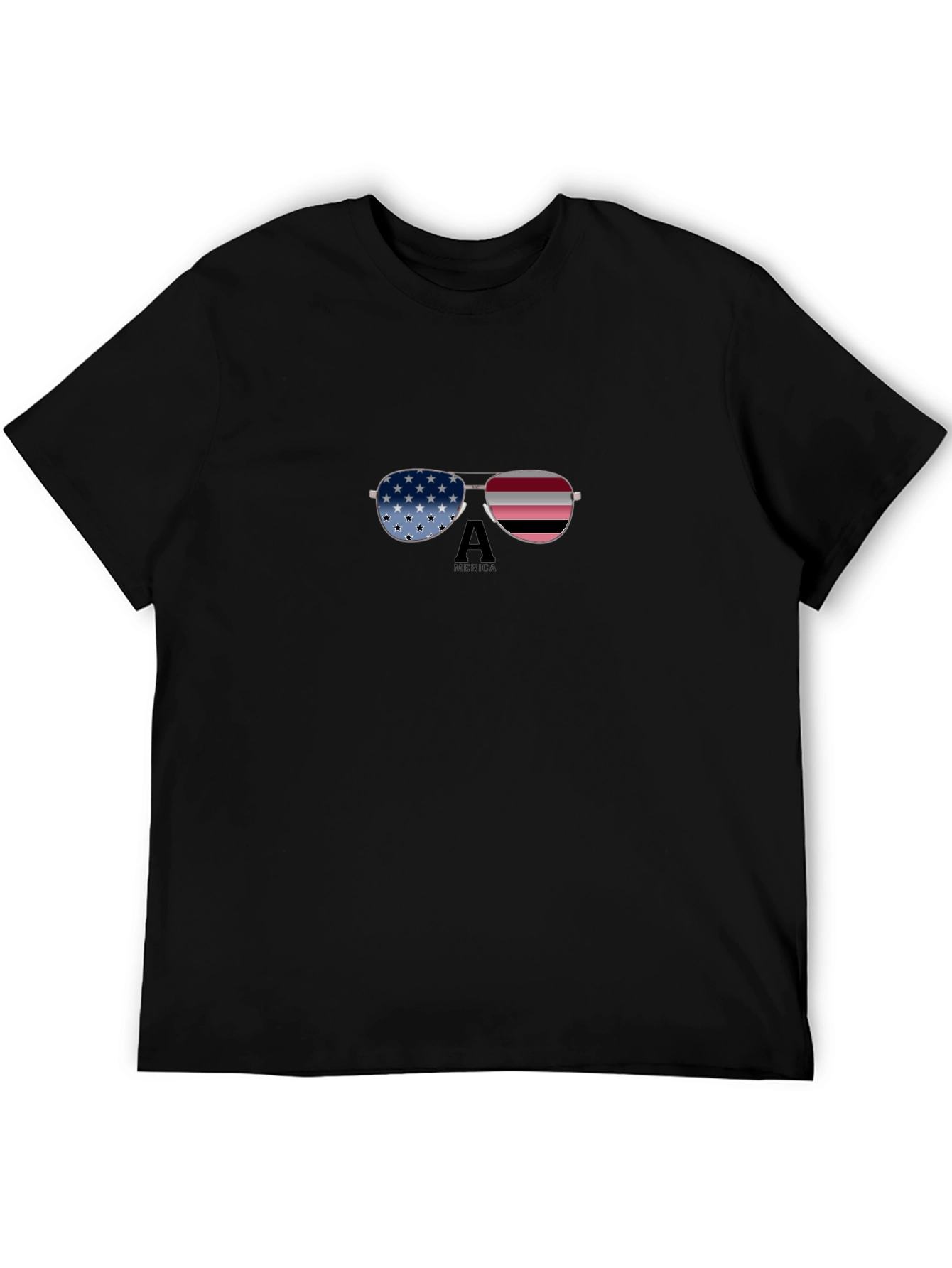 American Pride Sunglasses Graphic Tee - Black