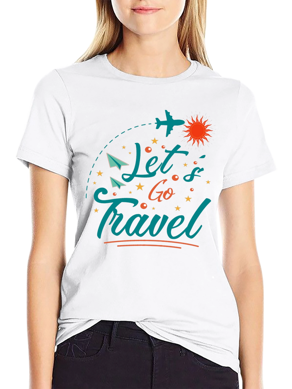 Lets Go Travel Graphic Tee