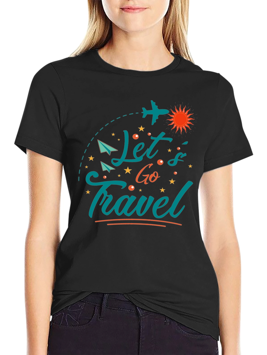 Lets Go Travel Graphic Tee