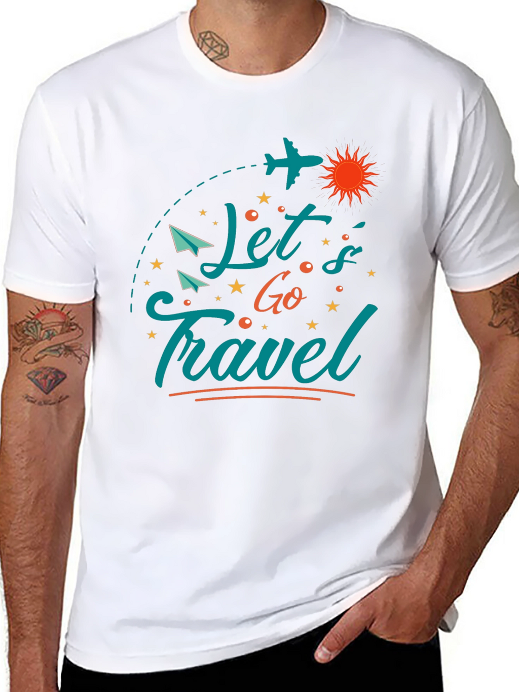 Lets Go Travel Graphic Tee