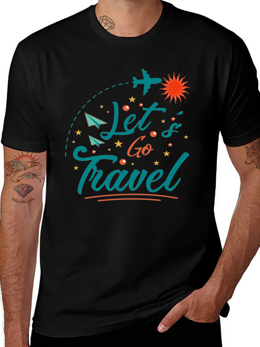 Lets Go Travel Graphic Tee