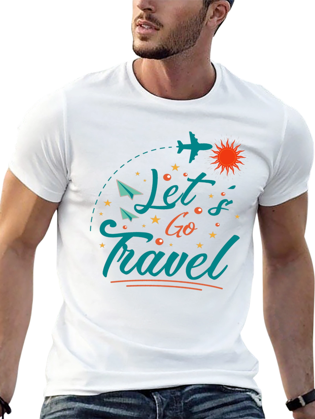 Lets Go Travel Graphic Tee