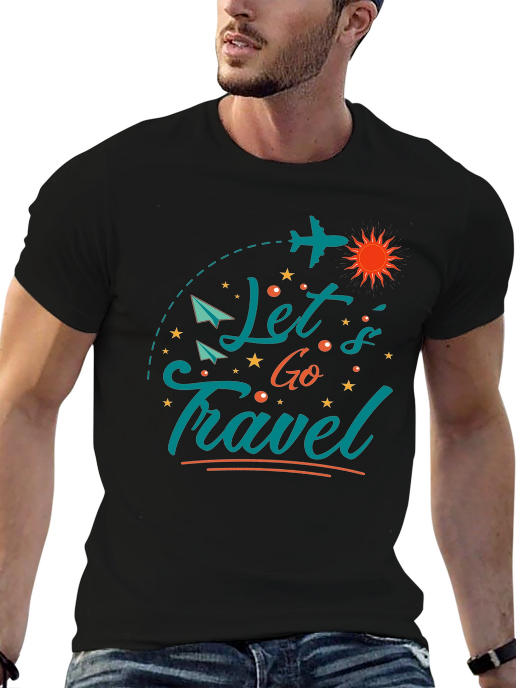 Lets Go Travel Graphic Tee