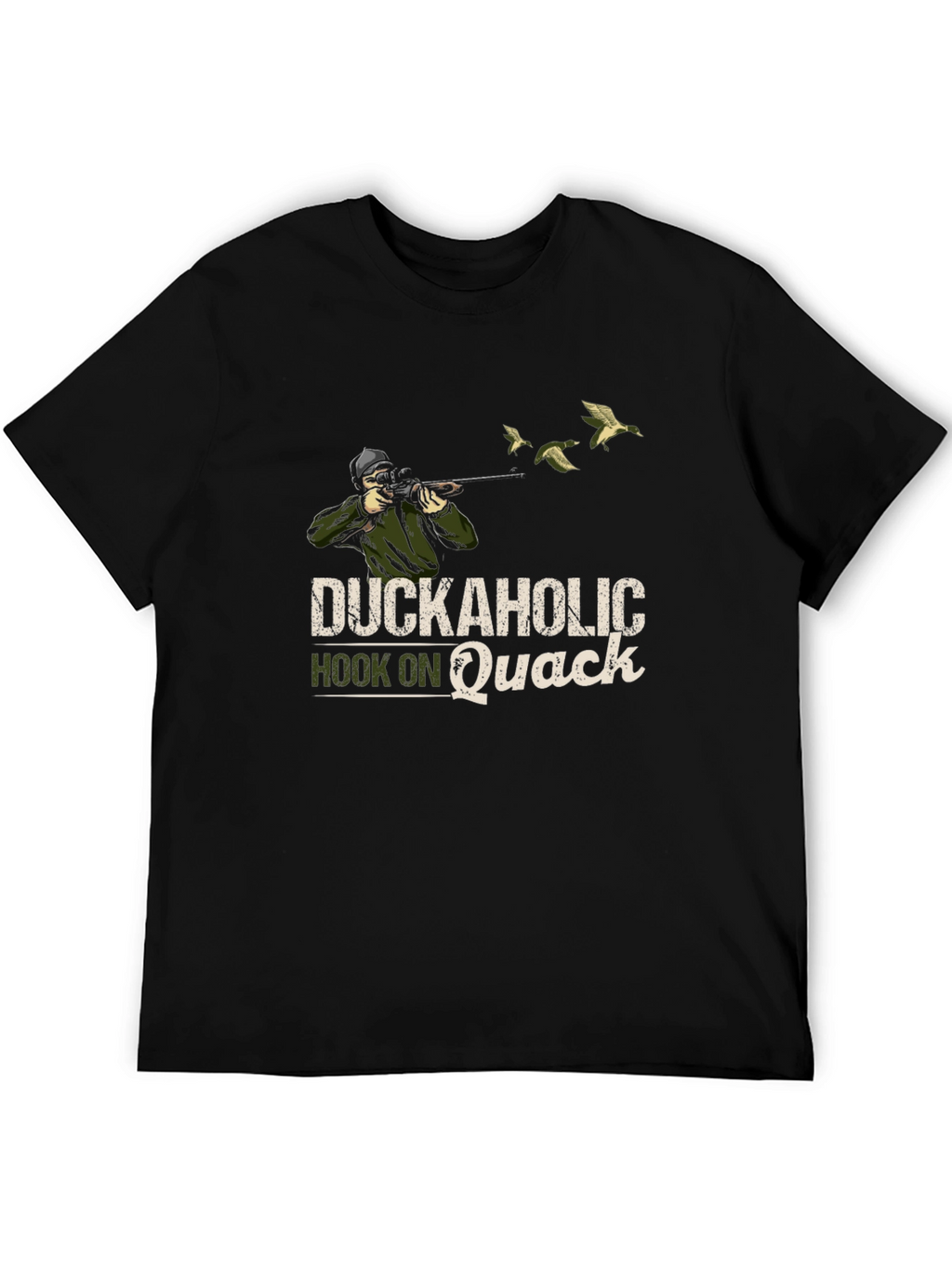 Duckaholic T-Shirt - Hook on Quack Hunting Tee