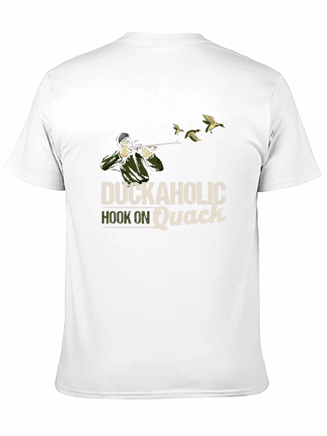 Duckaholic T-Shirt - Hook on Quack Hunting Tee