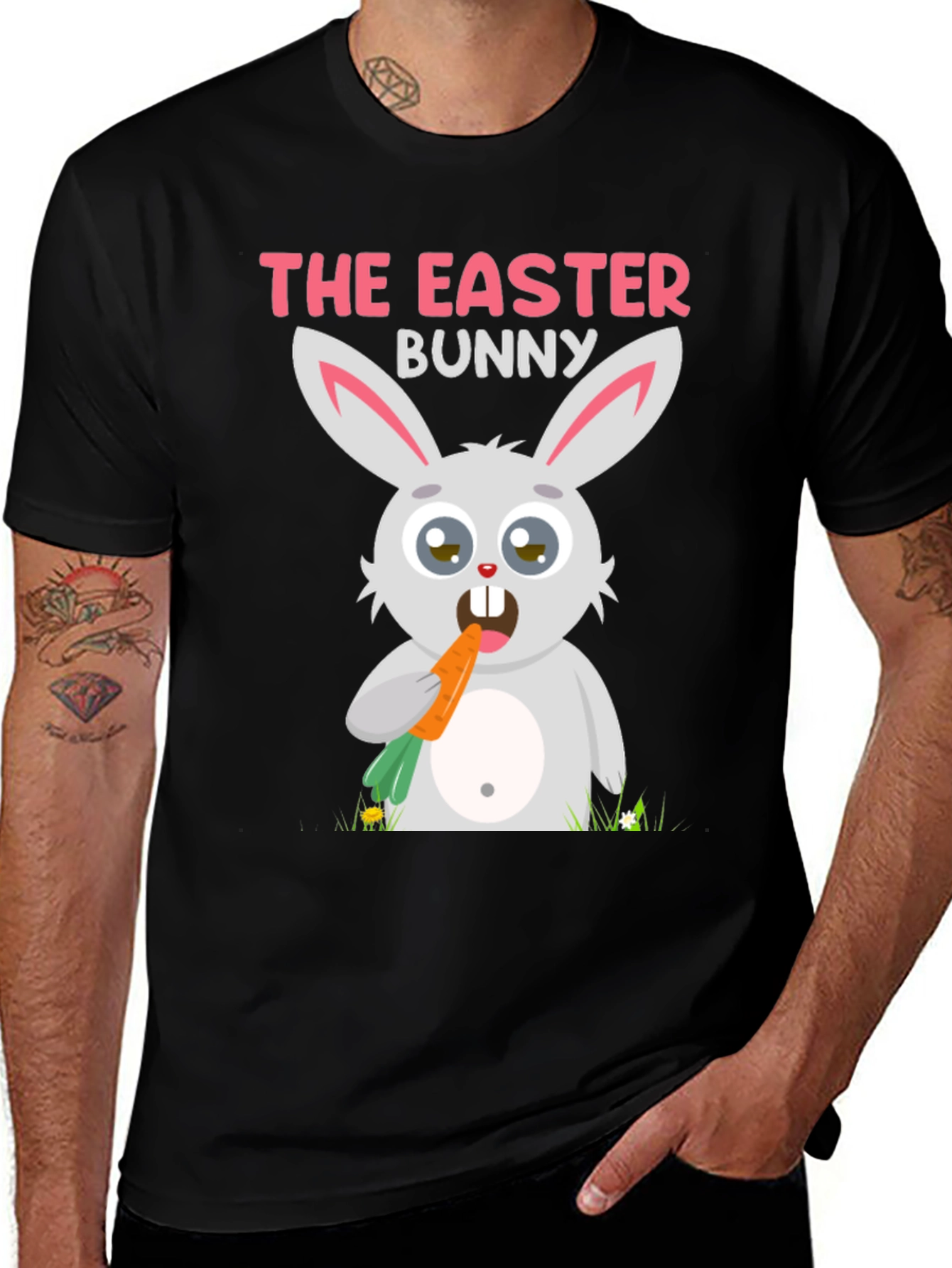 Easter Bunny T-Shirt - Cute Cartoon Rabbit Tee