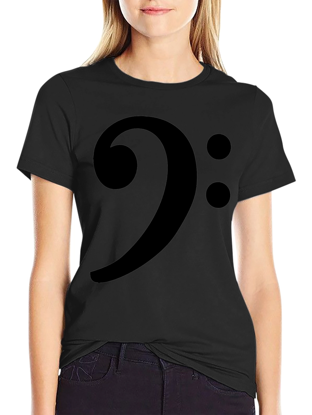 Bass Clef Music T-Shirt - Stylish Musician Apparel