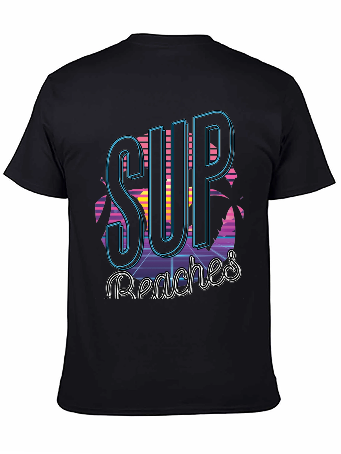 Retro SUP Reaches T-Shirt Vintage Summer Tee