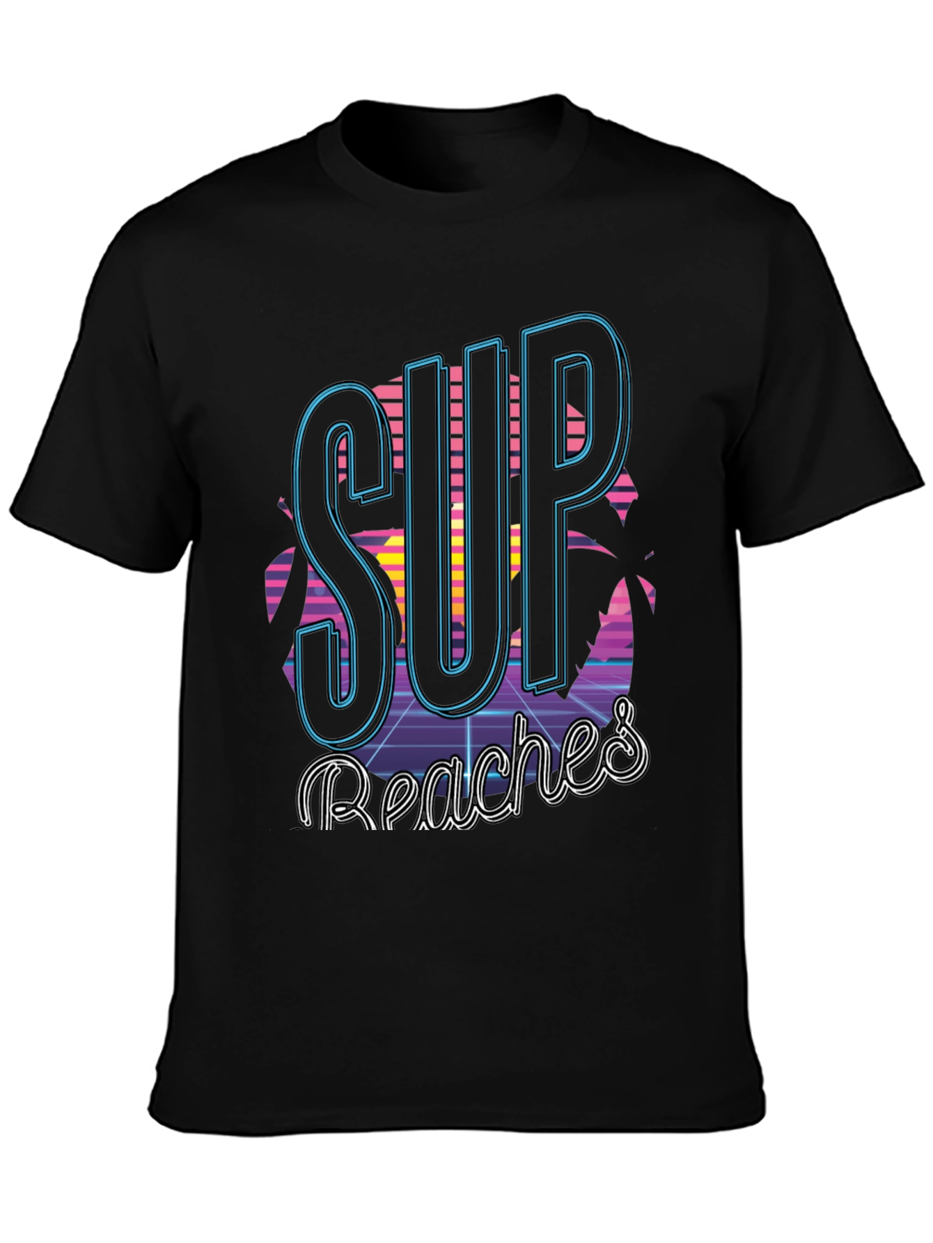 Retro SUP Reaches T-Shirt Vintage Summer Tee