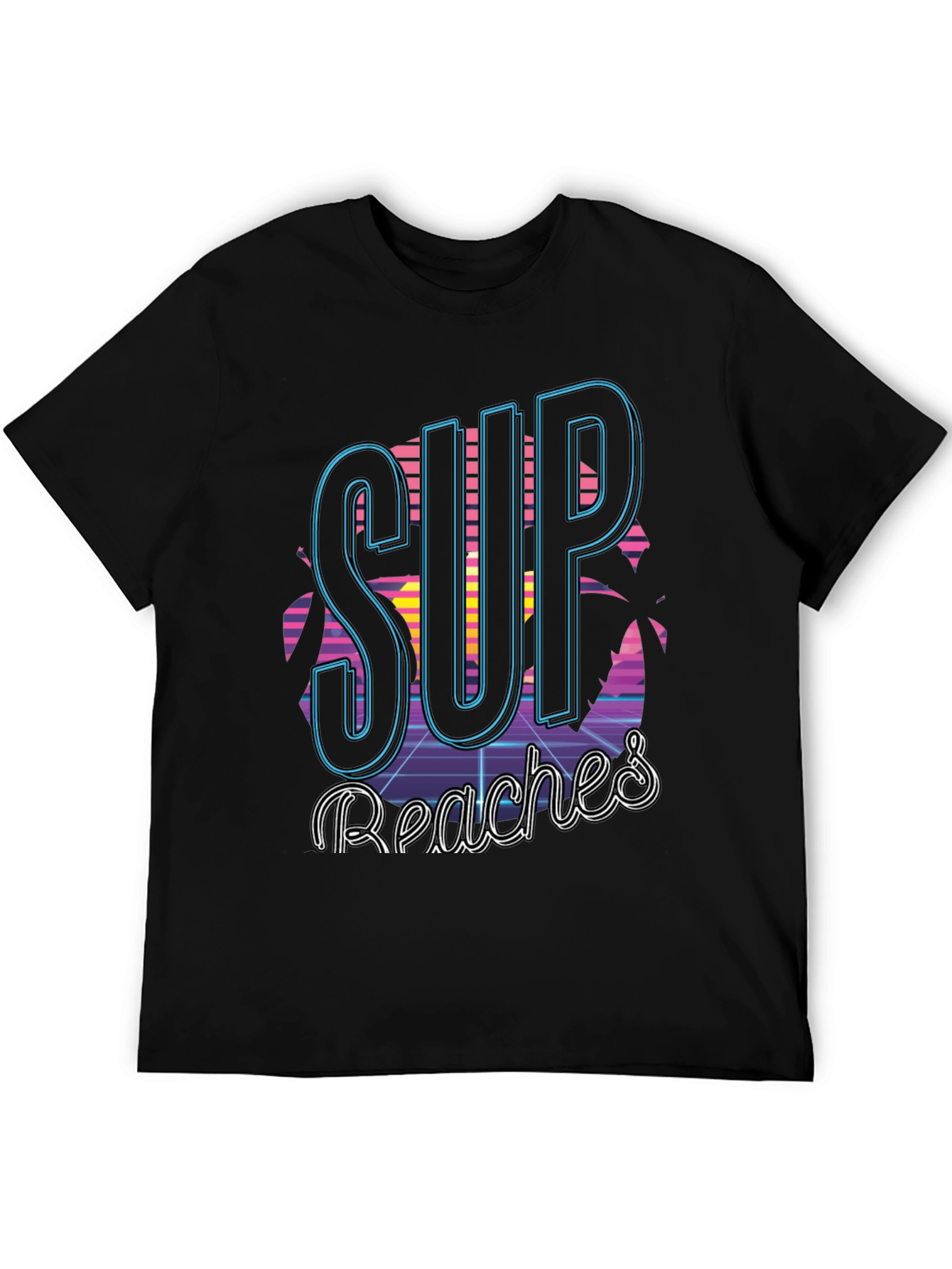 Retro SUP Reaches T-Shirt Vintage Summer Tee