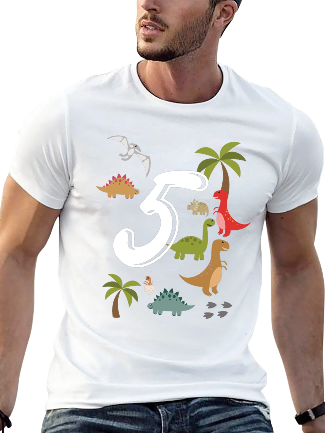 Dinosaur 5th Birthday T-Shirt