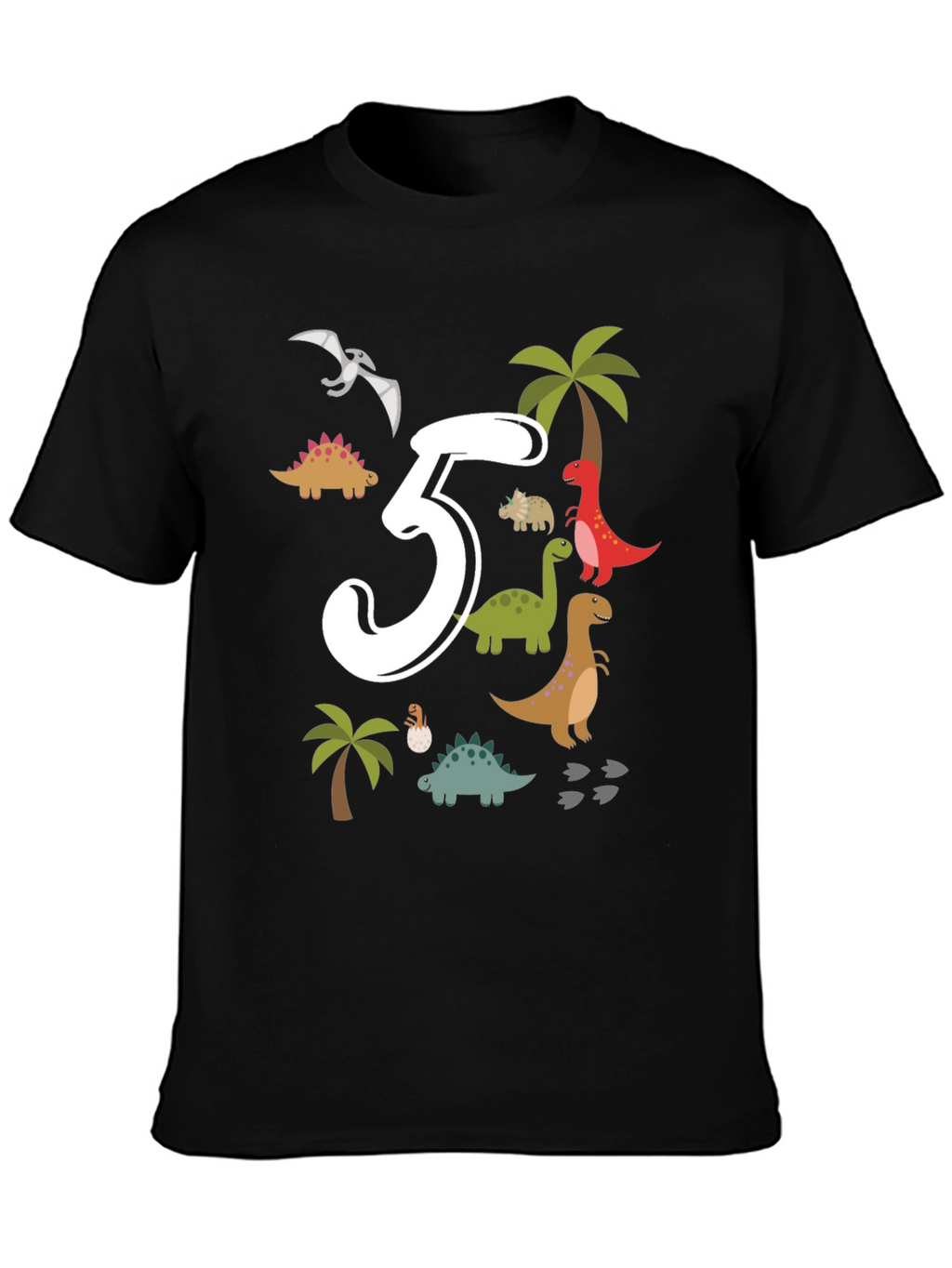 Dinosaur 5th Birthday T-Shirt
