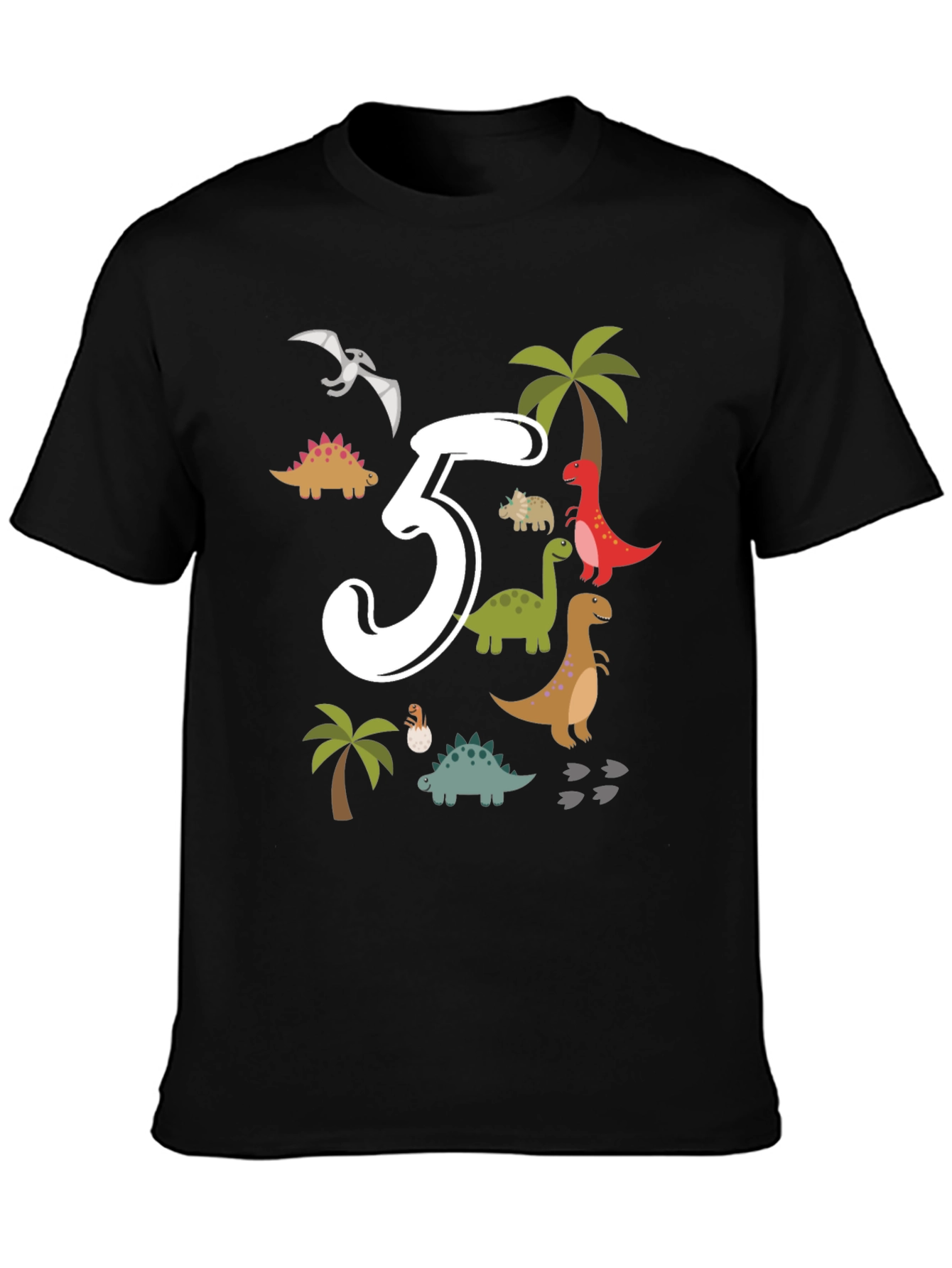 Dinosaur 5th Birthday T-Shirt