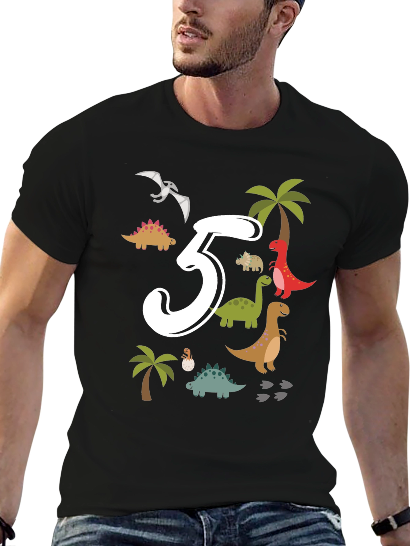Dinosaur 5th Birthday T-Shirt