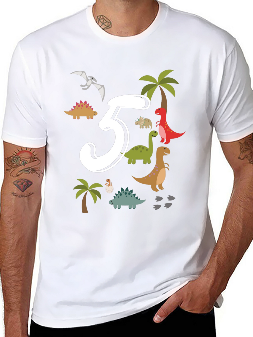 Dinosaur 5th Birthday T-Shirt
